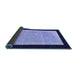 Sideview of Oriental Blue Modern Rug, abs275blu