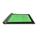 Sideview of Oriental Emerald Green Modern Rug, abs275emgrn