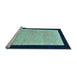 Sideview of Machine Washable Oriental Light Blue Modern Rug, wshabs275lblu