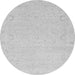 Round Abstract Gray Modern Rug, abs2760gry