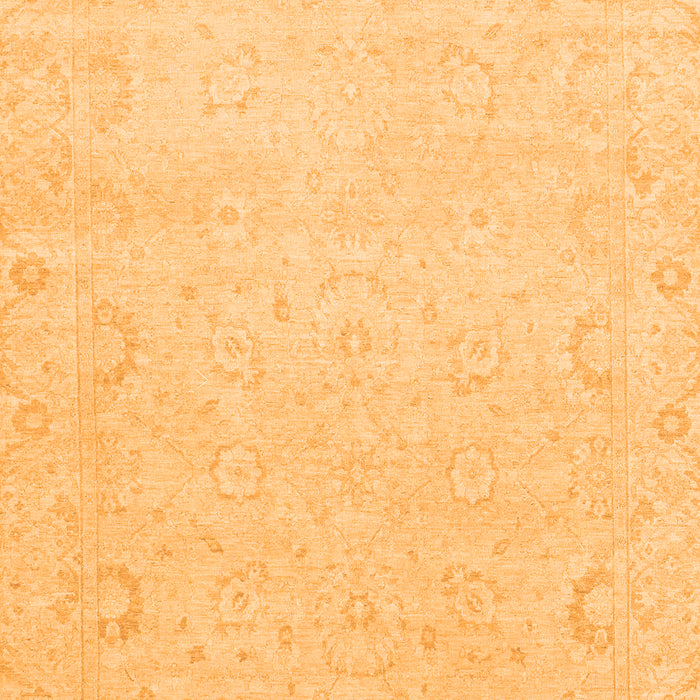 Machine Washable Abstract Orange Modern Area Rugs, wshabs2760org