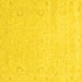 Square Machine Washable Abstract Yellow Modern Rug, wshabs2760yw