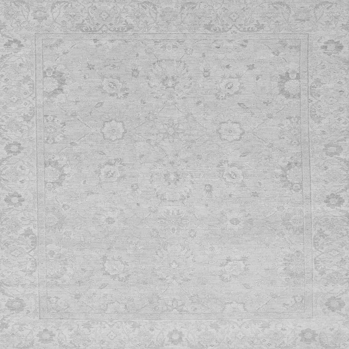 Square Abstract Gray Modern Rug, abs2760gry