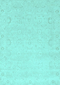 Abstract Light Blue Modern Rug, abs2760lblu