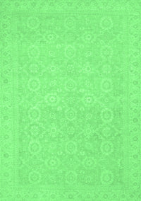 Oriental Emerald Green Traditional Rug, abs2761emgrn