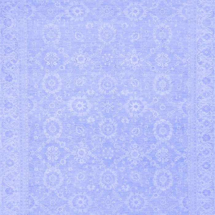 Machine Washable Oriental Blue Traditional Rug, wshabs2761blu