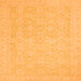 Square Oriental Orange Traditional Rug, abs2761org