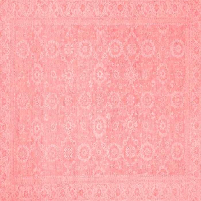 Machine Washable Oriental Red Traditional Rug, wshabs2761red