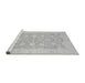 Sideview of Machine Washable Oriental Gray Traditional Rug, wshabs2762gry