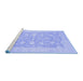 Sideview of Machine Washable Oriental Blue Traditional Rug, wshabs2762blu