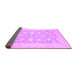 Sideview of Oriental Purple Traditional Rug, abs2762pur