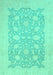 Oriental Turquoise Traditional Rug, abs2762turq