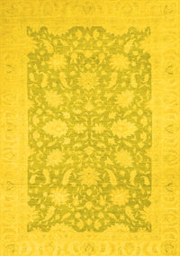 Oriental Yellow Traditional Rug, abs2762yw