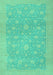 Oriental Turquoise Traditional Rug, abs2763turq