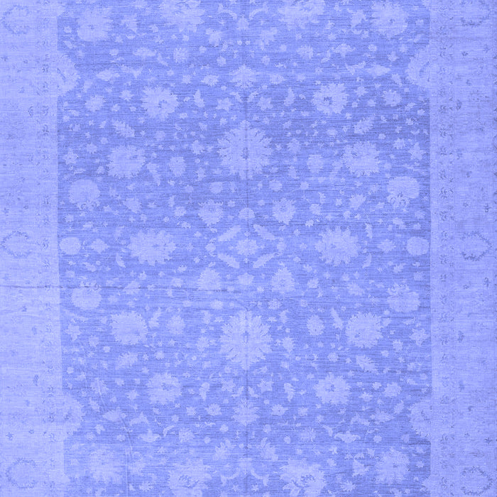 Machine Washable Oriental Blue Traditional Rug, wshabs2763blu