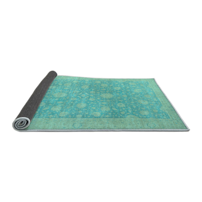 Sideview of Oriental Light Blue Traditional Rug, abs2763lblu