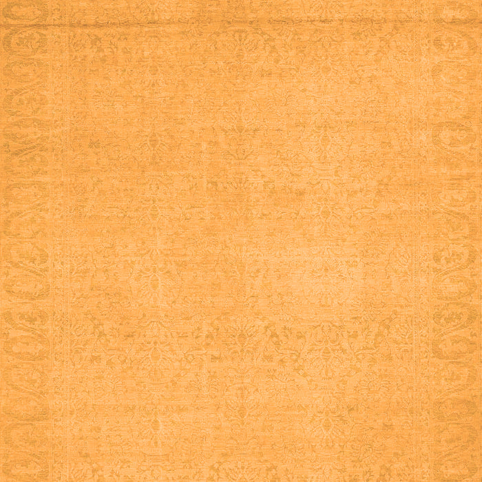 Machine Washable Abstract Orange Modern Area Rugs, wshabs2764org