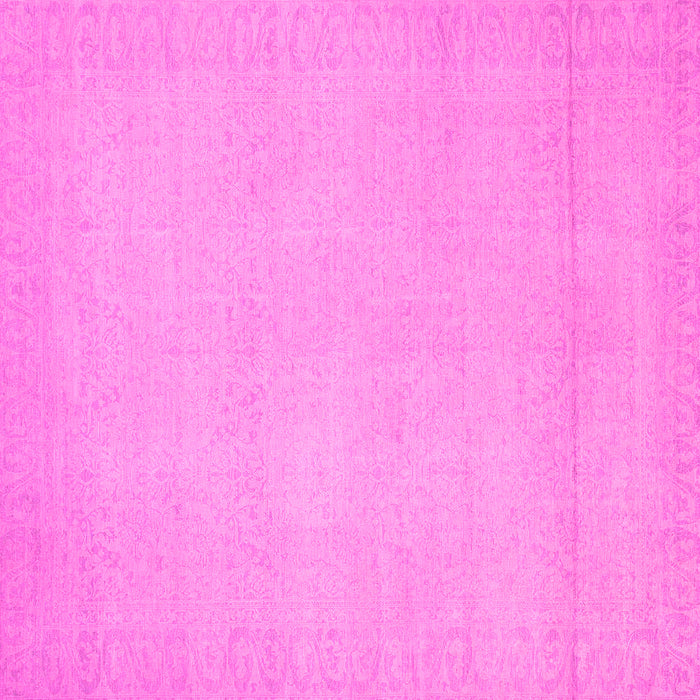 Square Abstract Pink Modern Rug, abs2764pnk