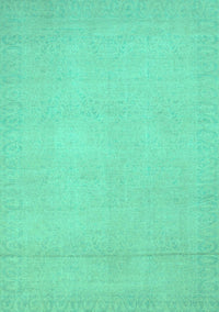 Abstract Turquoise Modern Rug, abs2764turq