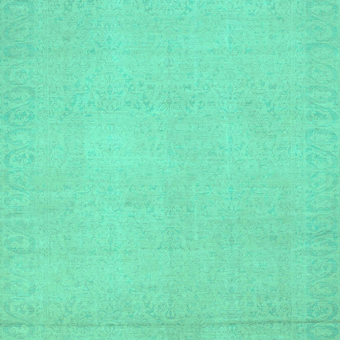 Machine Washable Abstract Turquoise Modern Area Rugs, wshabs2764turq