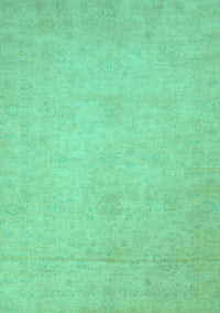 Abstract Turquoise Modern Rug, abs2765turq