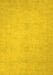 Abstract Yellow Modern Rug, abs2765yw