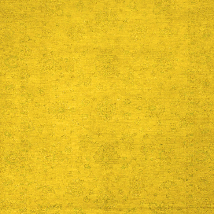 Abstract Yellow Modern Rug, abs2765yw