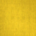 Square Abstract Yellow Modern Rug, abs2765yw