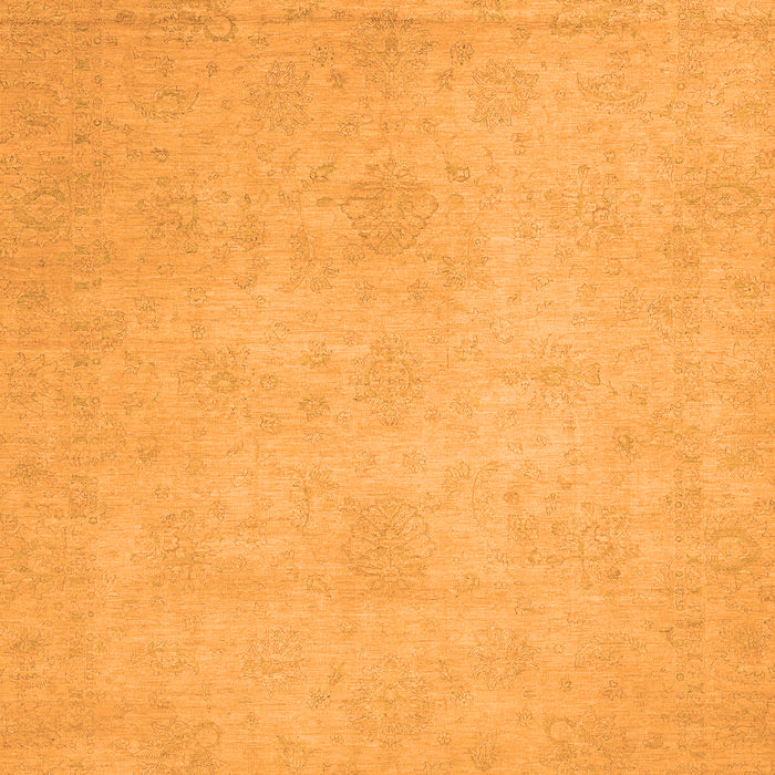 Abstract Orange Modern Rug, abs2765org