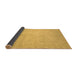 Sideview of Abstract Brown Modern Rug, abs2765brn