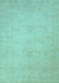 Abstract Light Blue Modern Rug, abs2765lblu