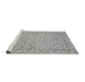 Sideview of Machine Washable Oriental Gray Traditional Rug, wshabs2766gry