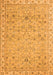 Machine Washable Oriental Orange Traditional Area Rugs, wshabs2766org