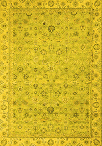 Oriental Yellow Traditional Rug, abs2766yw