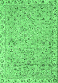 Oriental Emerald Green Traditional Rug, abs2766emgrn