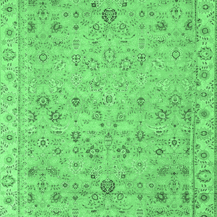 Oriental Emerald Green Traditional Rug, abs2766emgrn
