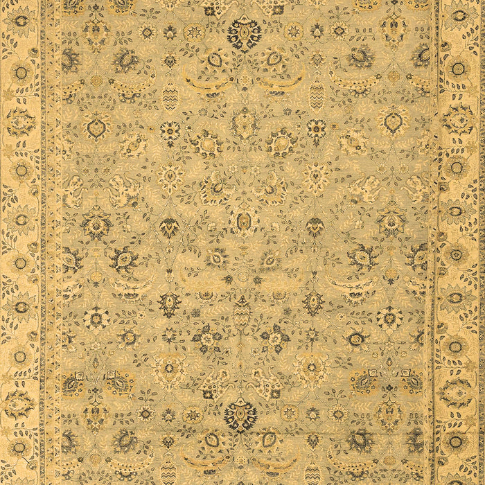 Machine Washable Oriental Brown Traditional Rug, wshabs2766brn