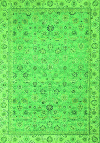 Oriental Green Traditional Rug, abs2766grn