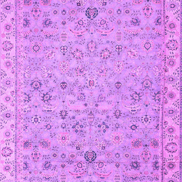Machine Washable Oriental Purple Traditional Area Rugs, wshabs2766pur