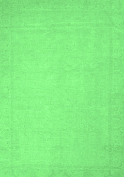 Abstract Emerald Green Modern Rug, abs2767emgrn