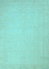 Abstract Light Blue Modern Rug, abs2767lblu