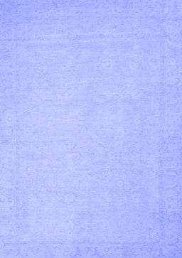 Abstract Blue Modern Rug, abs2767blu
