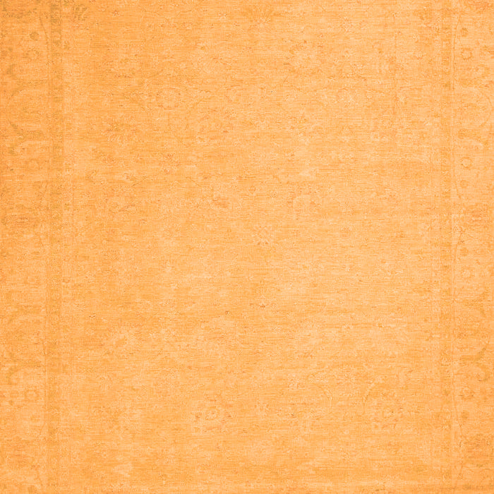 Abstract Orange Modern Rug, abs2767org