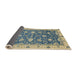 Sideview of Abstract Green Oriental Rug, abs2768