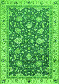 Oriental Green Traditional Rug, abs2768grn