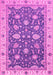 Oriental Pink Traditional Rug, abs2768pnk