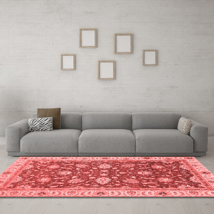 Traditional Red Washable Rugs