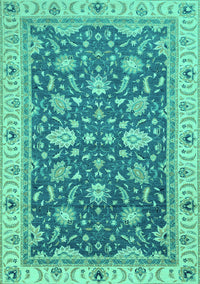 Oriental Turquoise Traditional Rug, abs2768turq