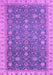 Machine Washable Oriental Purple Traditional Area Rugs, wshabs2769pur
