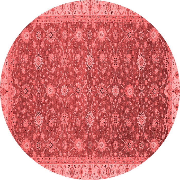 Machine Washable Oriental Red Traditional Rug, wshabs2769red